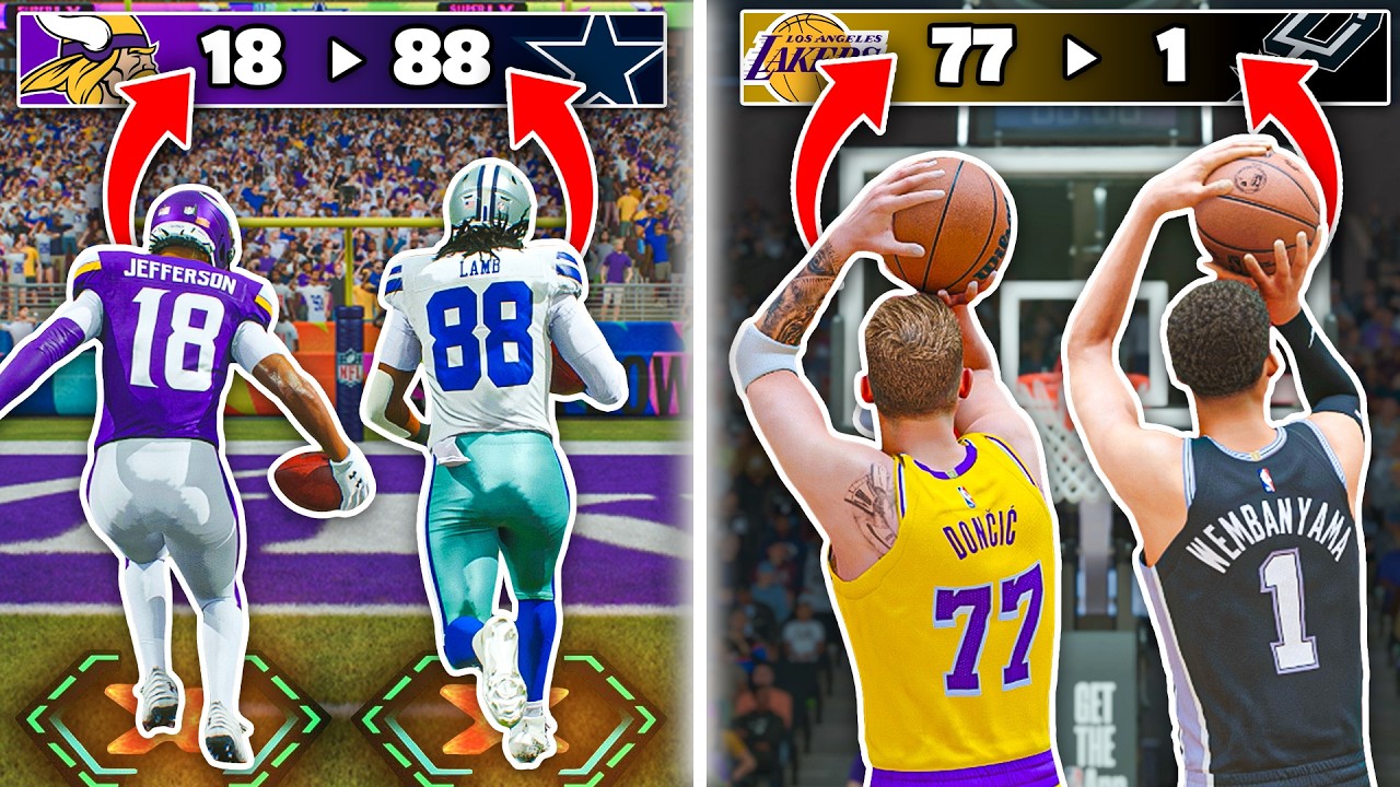 Jersey Number = Points Scored In EVERY Sport