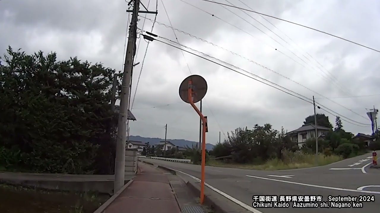 千国街道 塩の道歩き旅32「安曇野市豊科→熊倉の渡し跡」Chikuni Kaido・Shionomichi Travel on foot32 Toyoshina→Remains of Kumagura