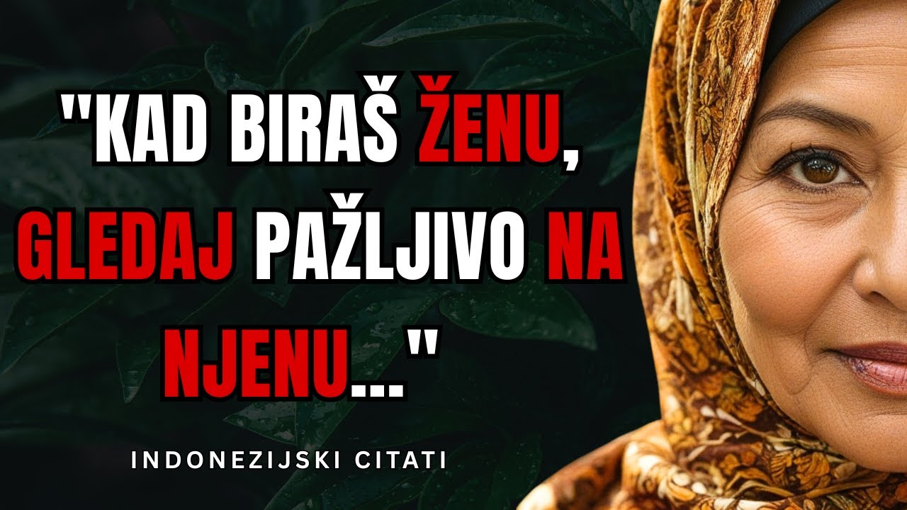 Zaboravljene istine iz Indonezije - izreke koje mijenjaju pogled na život