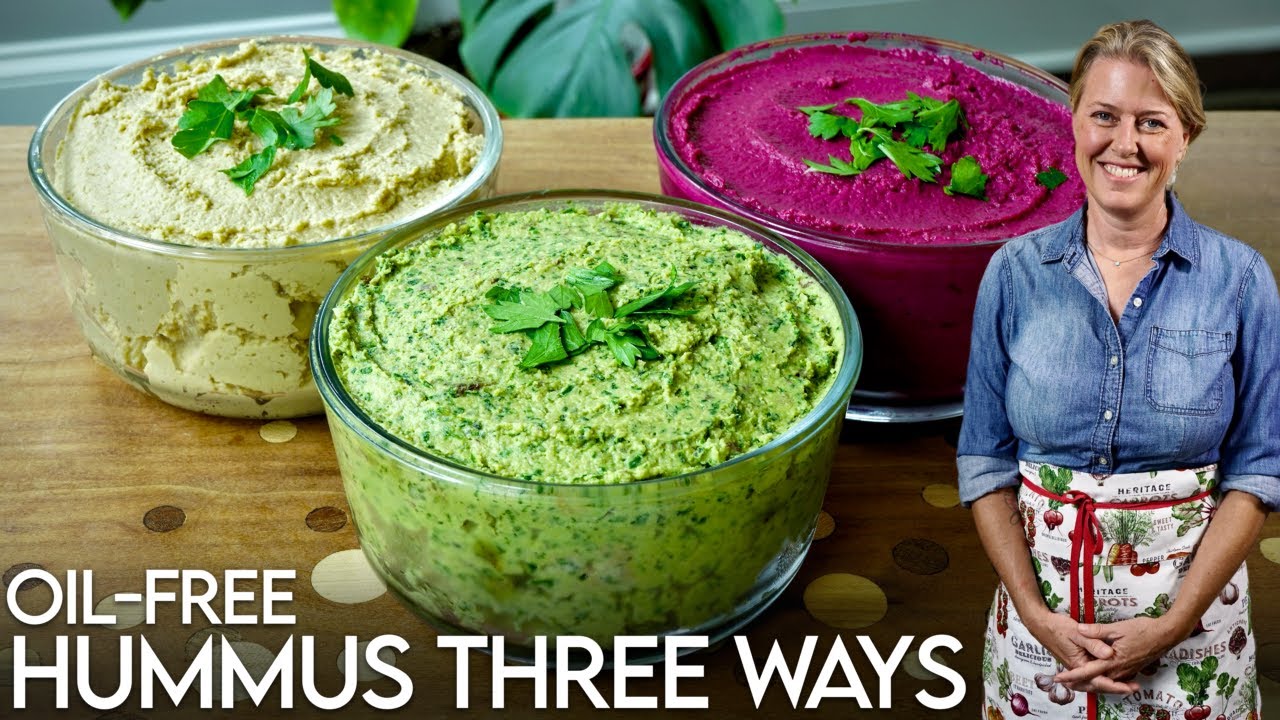 Hummus Lovers: These 3 Oil-Free Recipes Are a Must-Try! #oilfree #vegan