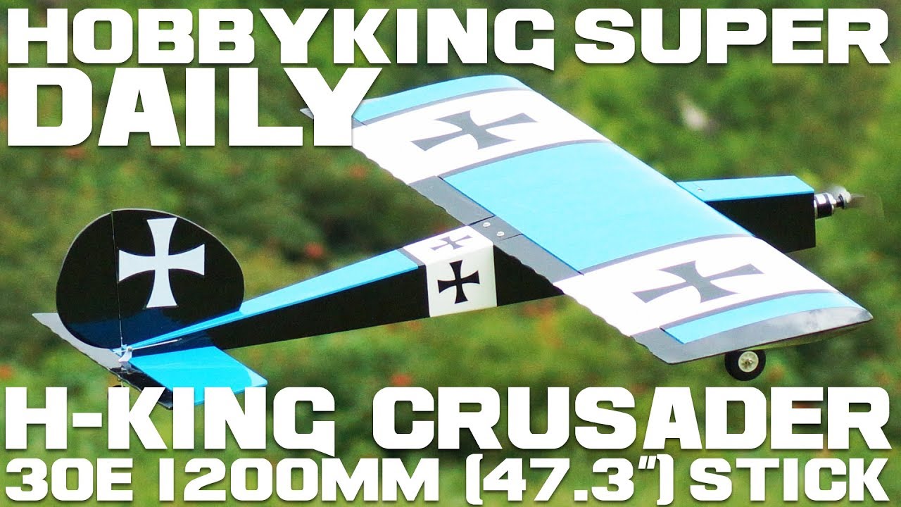 H-King Crusader 30E 1200 мм (47,3 дюйма) Stick ARF &mdash; HobbyKing Super Daily