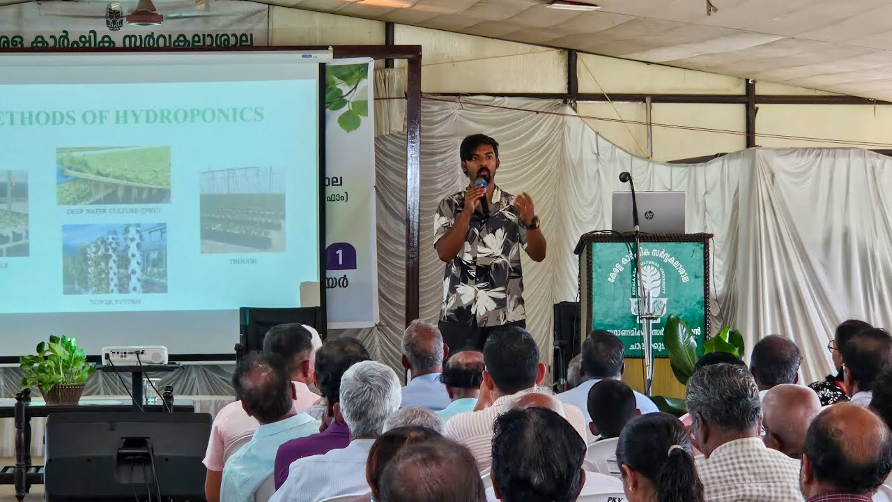 Took A Class On Hydroponics At Kerala Agriculture University ✅️🥵💪 