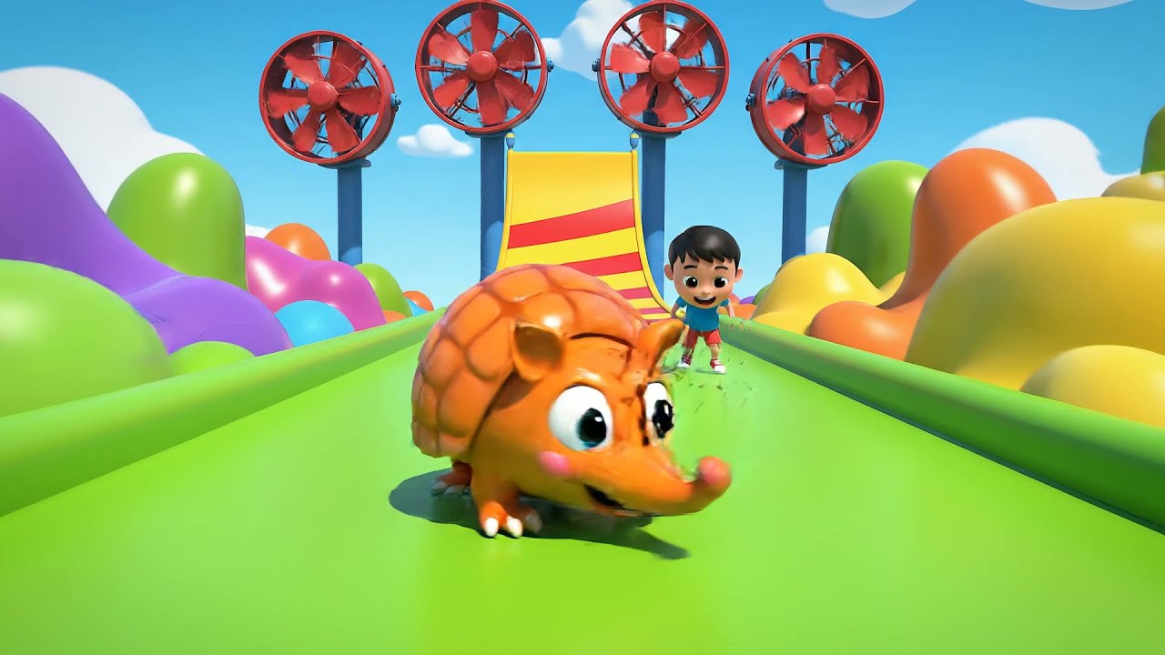 O Sonic Pocket Armadillo Cruzou a Linha do Fim | Rimas e Canções Infantis