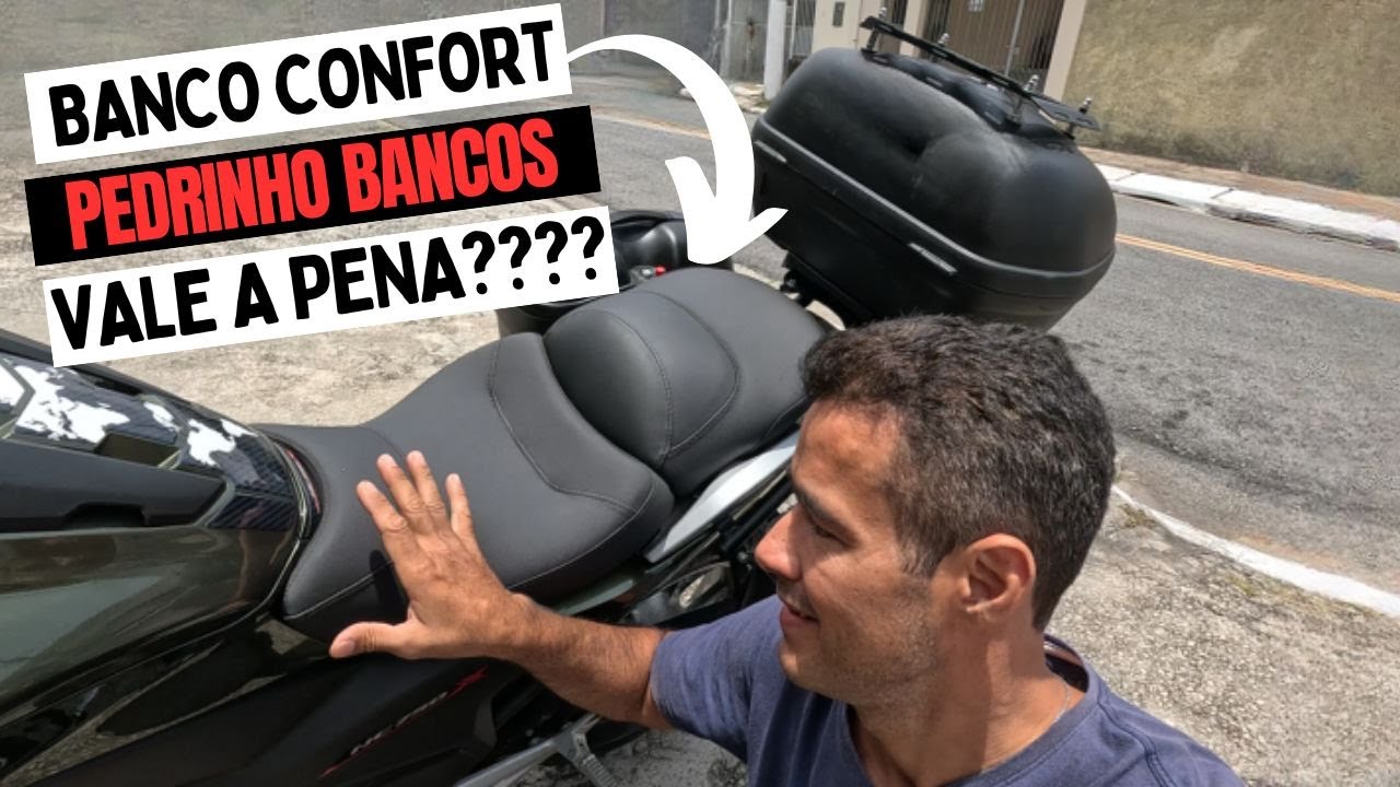 BANCO CONFORT PARA NC 750X PEDRINHO X ALMOFADA DE AGUA [ DICA PARA LONGAS VIAGENS ]
