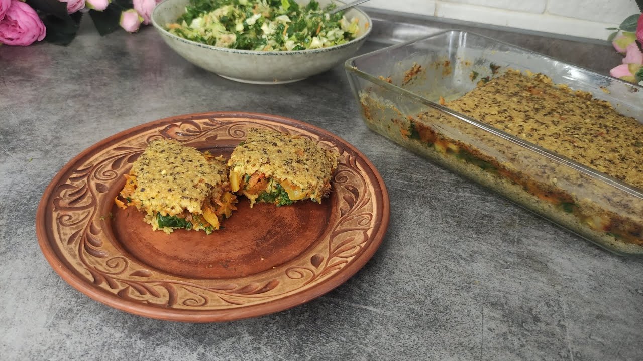 ПИРОГ из маша и риса ❤ без муки