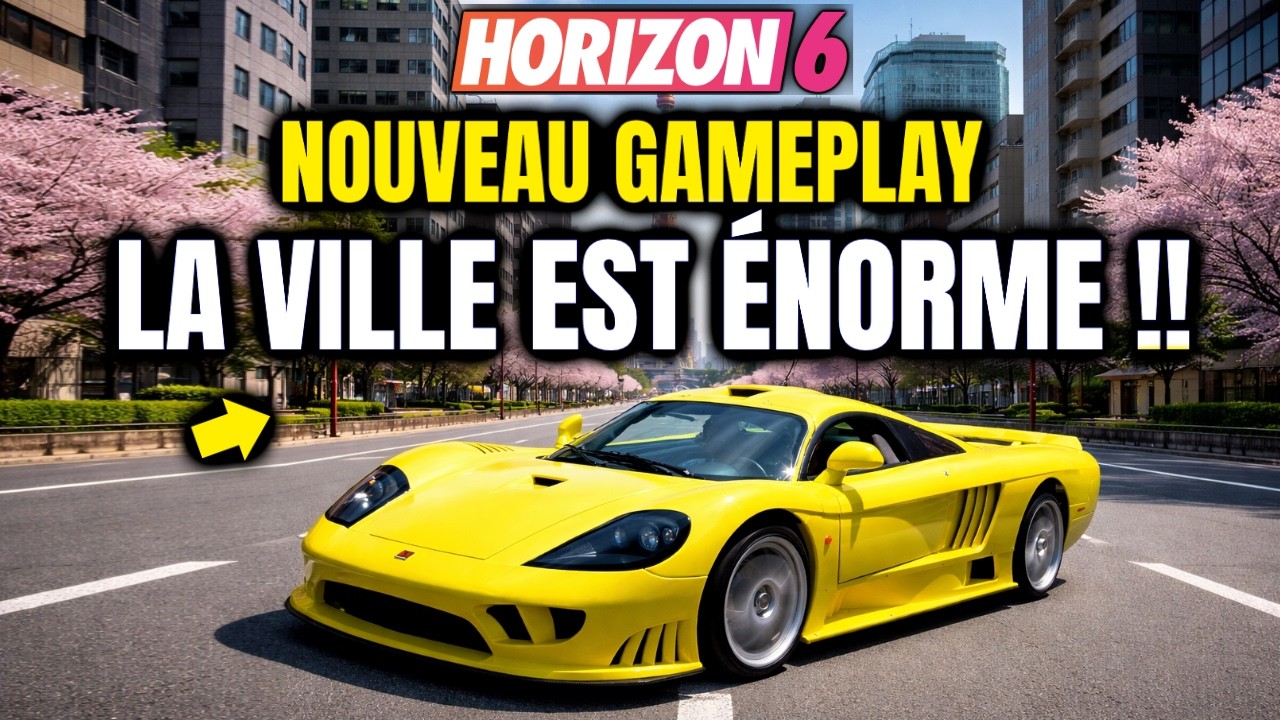 FORZA HORIZON 6 : NOUVEAU GAMEPLAY ! LA VILLE EST ÉNORME !