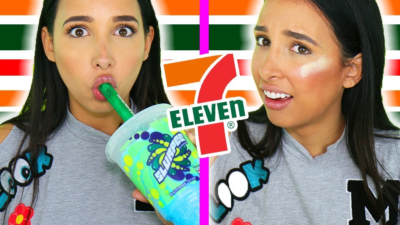 Full Face Of 7-ELEVEN Makeup 💄💋 - IS IT AWFUL?? HONEST Review & Test | Mar
