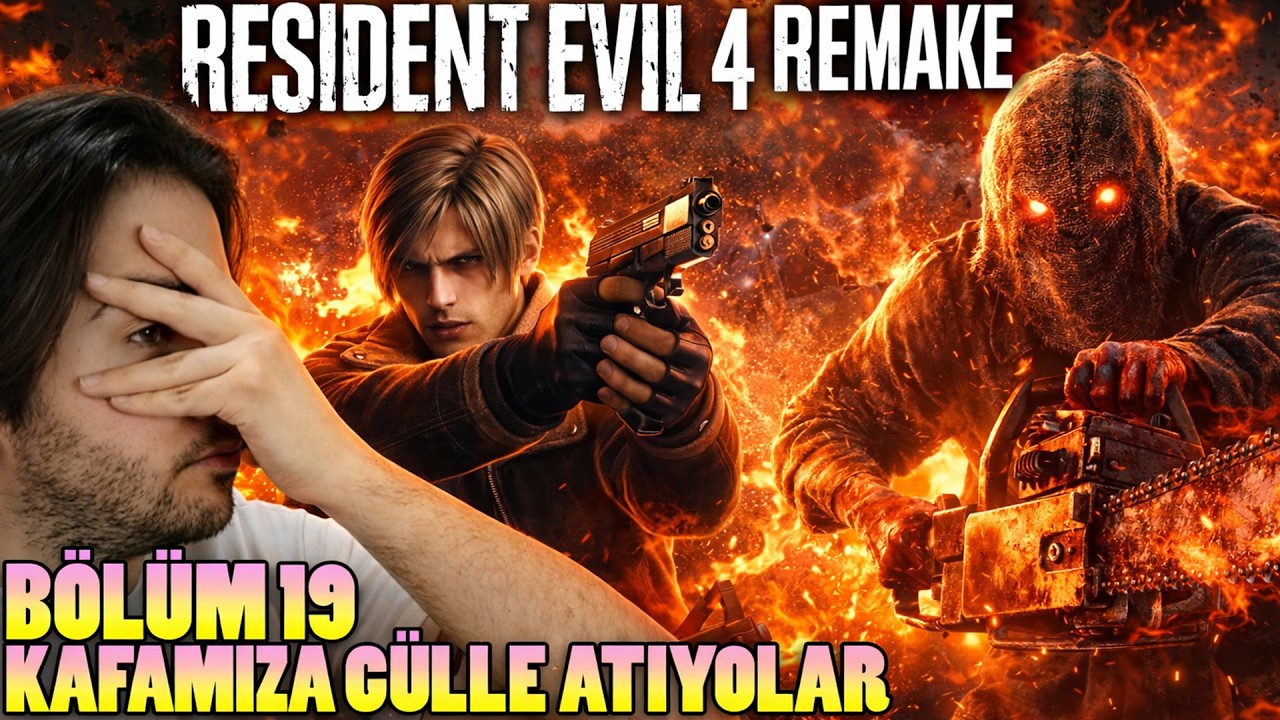 Resident Evil 4 Remake B&ouml;l&uuml;m 19 Kafamıza G&uuml;lle Atıyolar