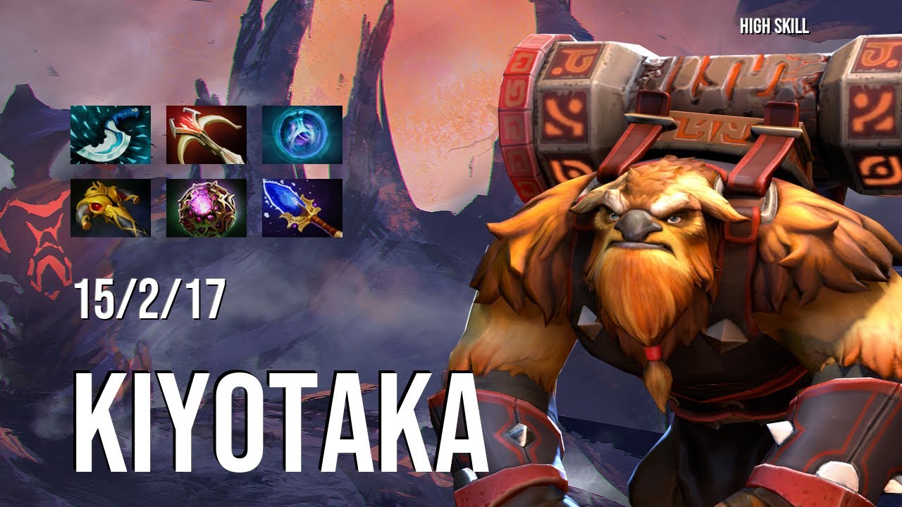 Dota 2 Pro Gameplay   kiyotaka   Earthshaker   15 2 17   High Skill Dota 2 / Mid Bet Boom