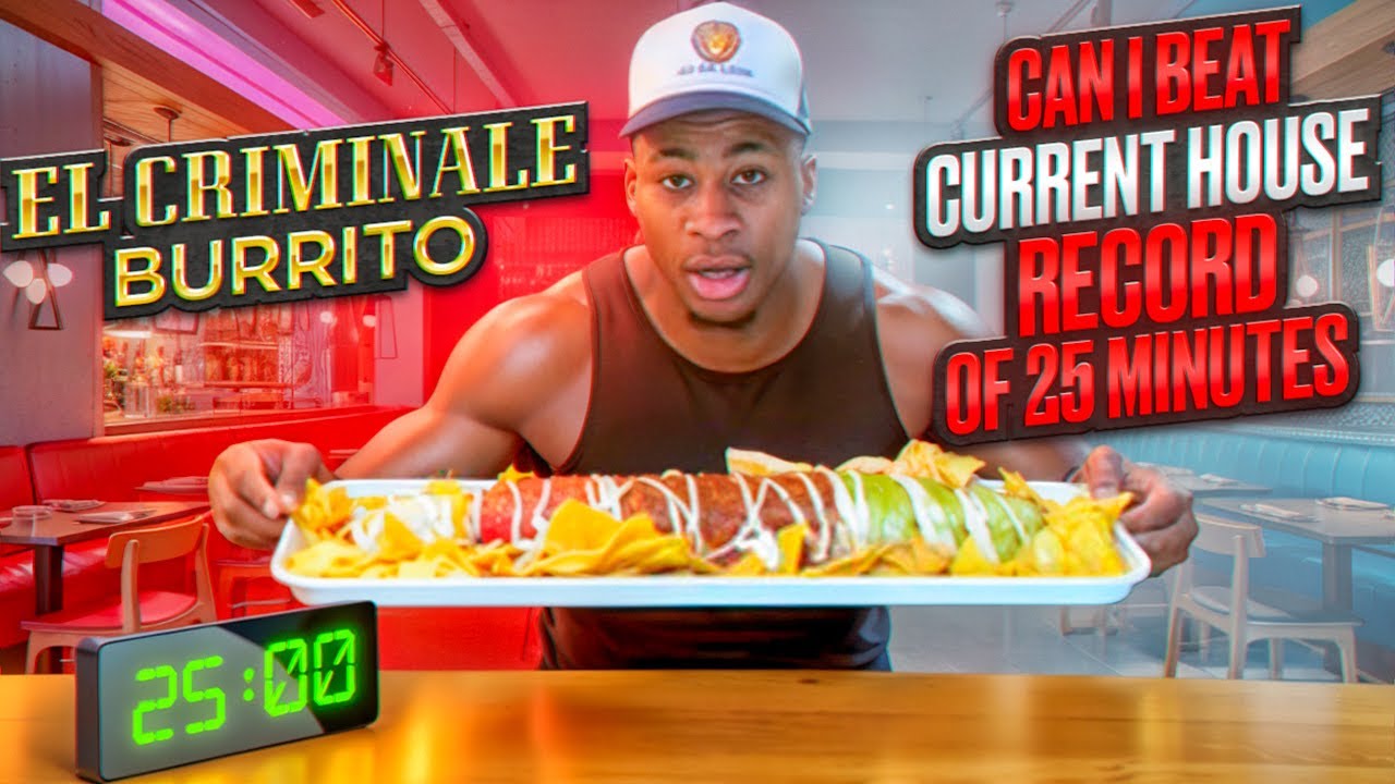INSANE 5LB BURRITO EATING CHALLENGE | JjdaLion at Mission Burrito