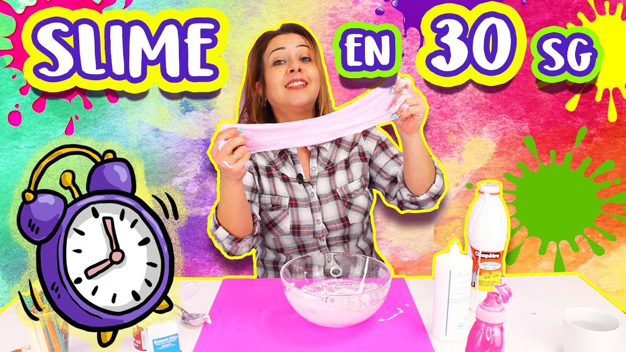 Slime Contra RELOJ | Haciendo Slime en 30 segundos | Videos de Slime