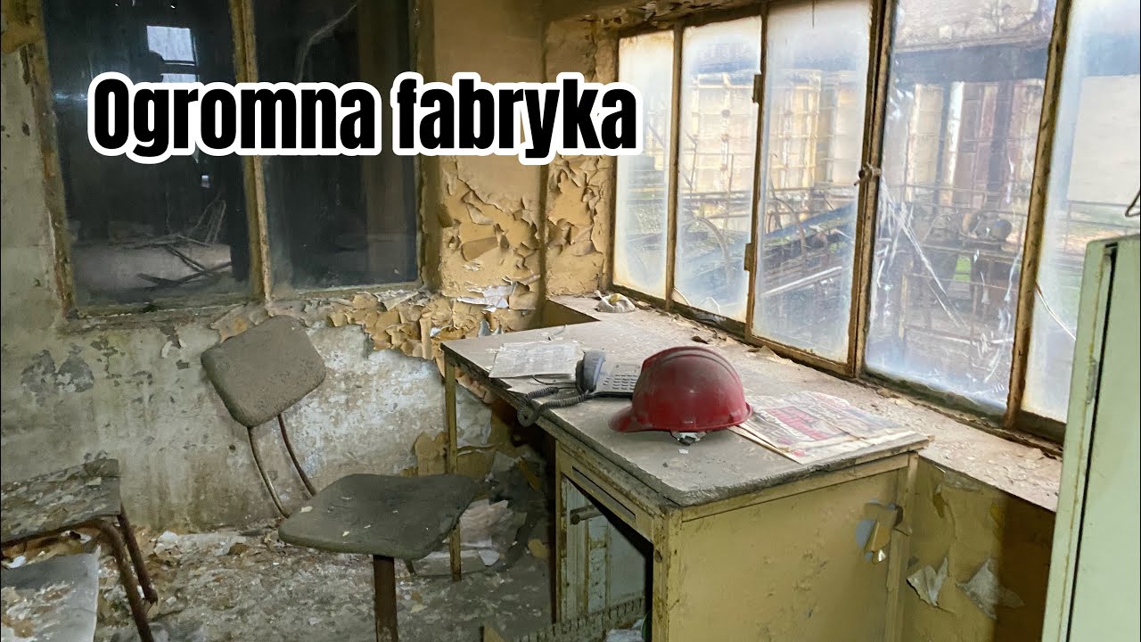 Ogromna opuszczona fabryka pod ochroną-Urbex 