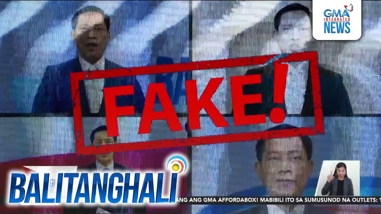 Deepfake ang tawag sa mga pinekeng video, litrato, o audio gamit ang artificial... | Balitanghali