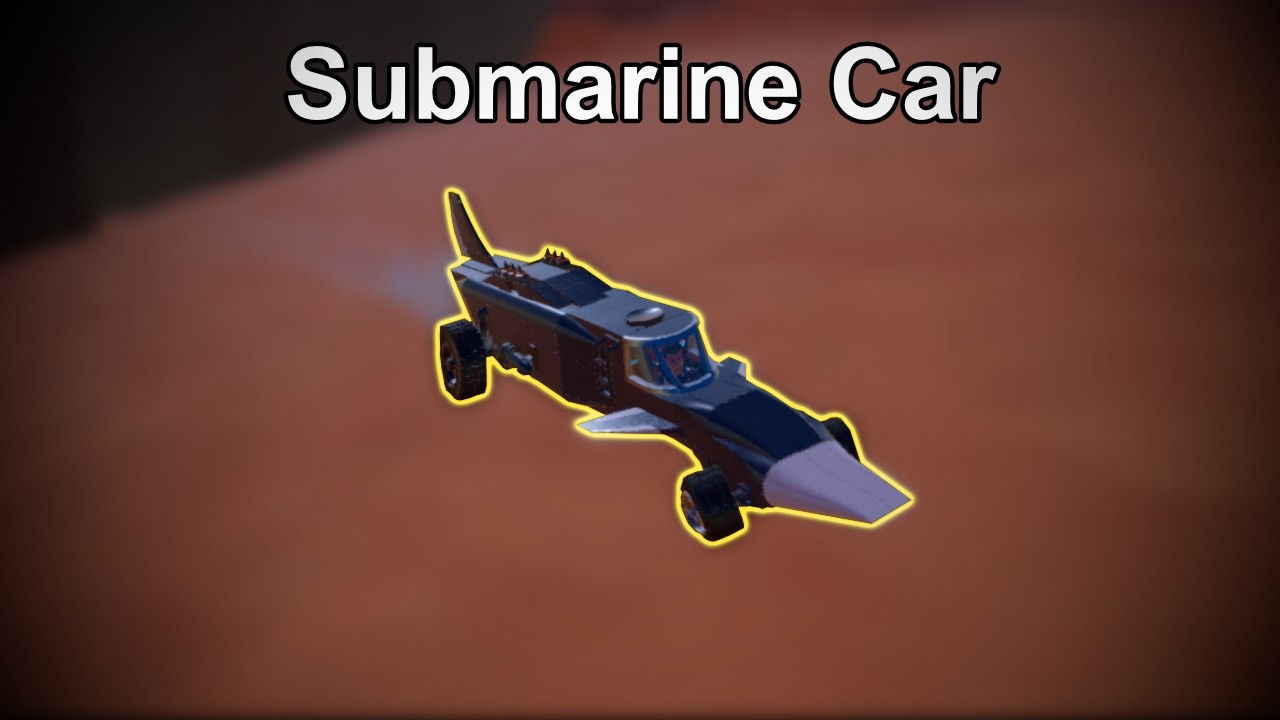 Submarine car build in Trailmakers