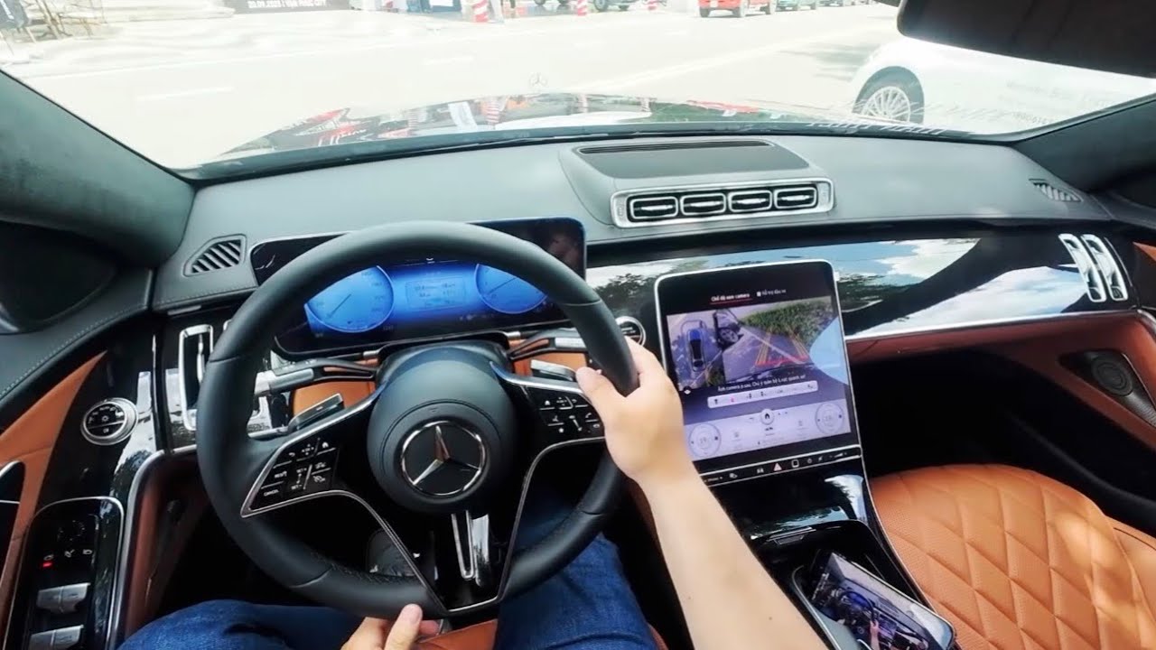 Trải nghiệm thực tế Mercedes Benz S450 Luxury xanh ngọc lục bảo của các chủ tịch | POV Test Drive