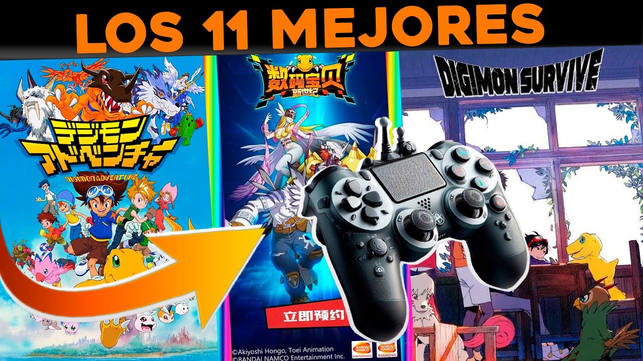 Los 11 MEJORES VIDEOJUEGOS de DIGIMON de la HISTORIA