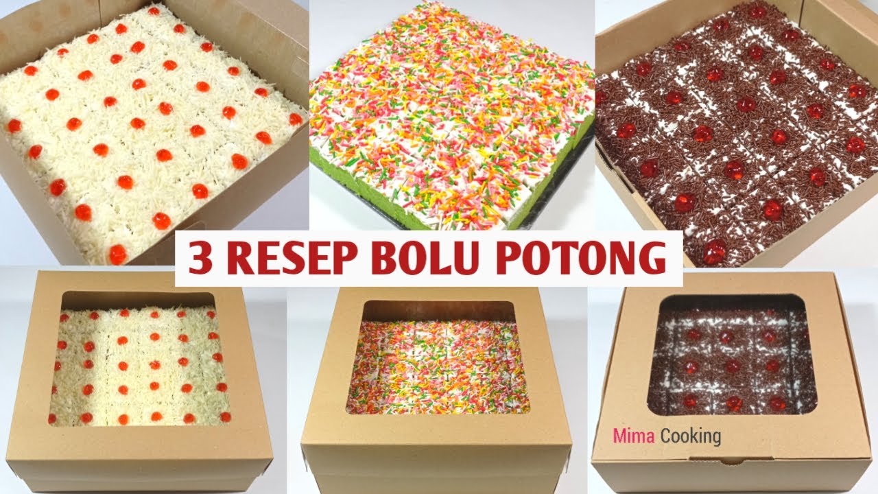 COCOK UNTUK HANTARAN ATAU IDE JUALAN | RESEP BOLU POTONG EKONOMIS