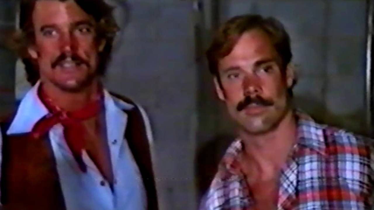 Scott Williams backstage with The Village People