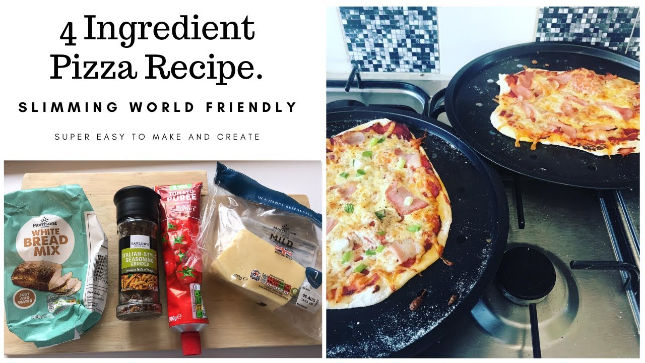 4 ingredient pizza recipe * Slimming world friendly *