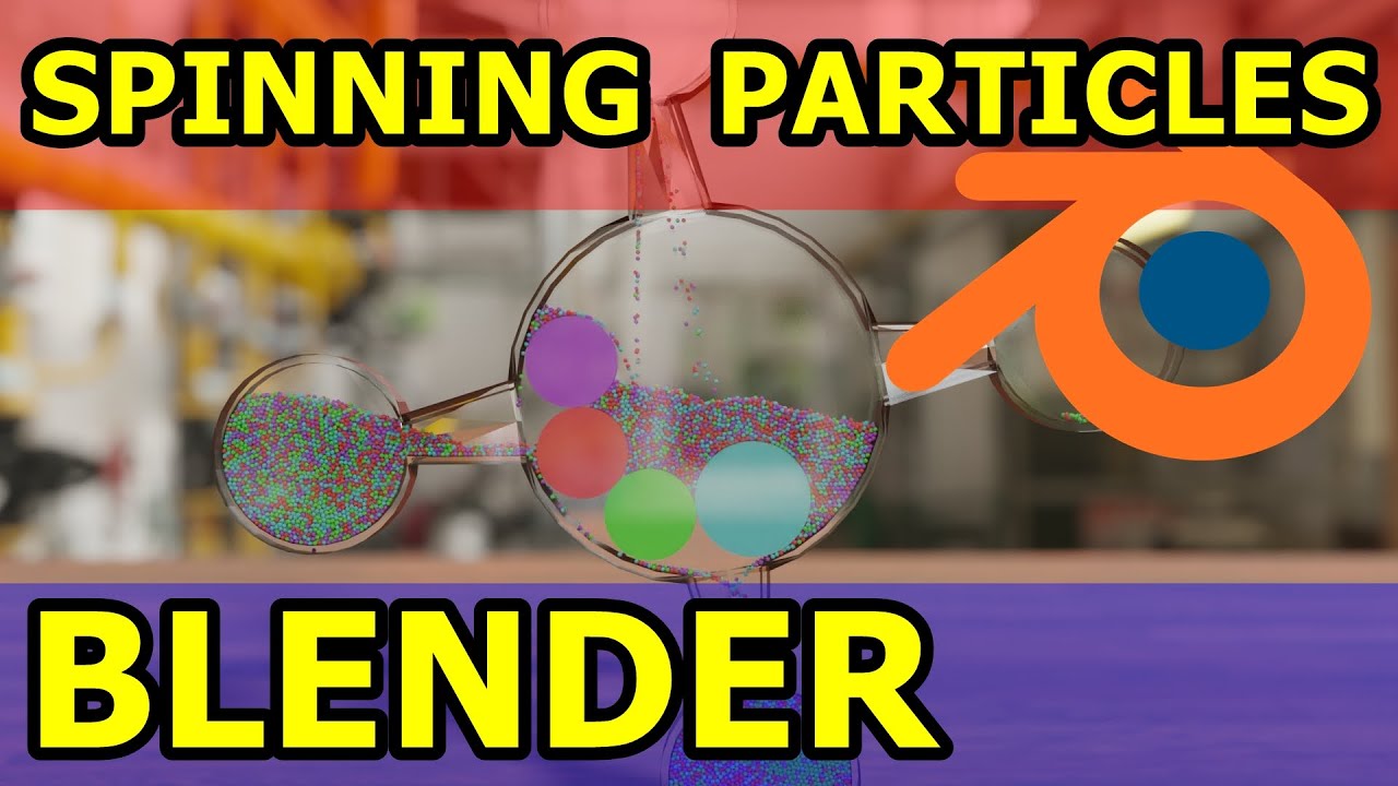 Spinning Particles - Blender