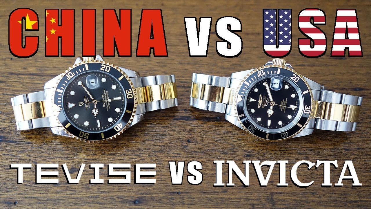 Дуэль бюджетных автоматических часов! Tevise T801A против Invicta Pro Diver 8927OB — Perth WAtch ...