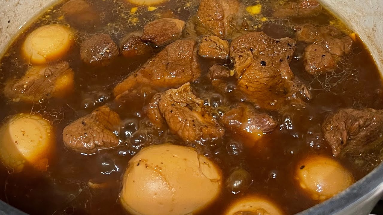 ខសាច់ជ្រូកពងមាន់ [ Braised Pork and Egg] #khmer #yummy #easyrecipe