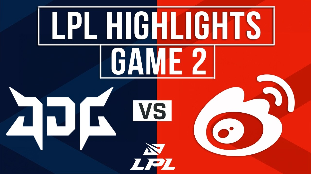 JDG vs WBG Highlights Game 2 | LPL 2026 Split 1 Playoffs | JD Gaming vs Weibo Gaming