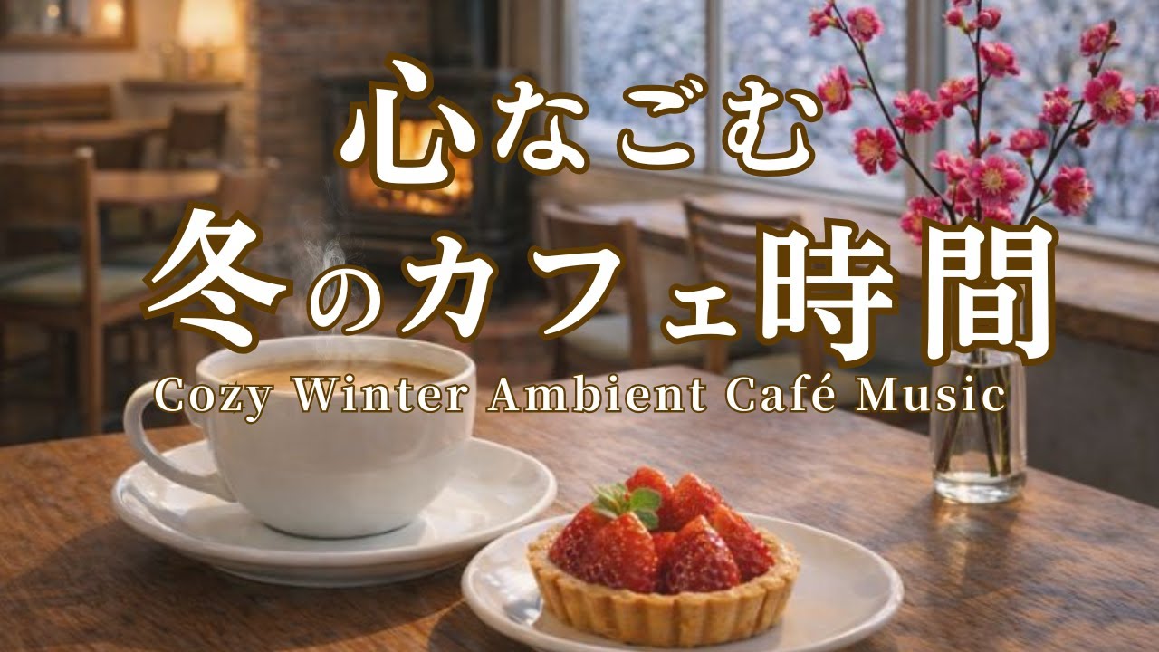 【カフェBGM】心なごむ冬のカフェ時間❄️｜やさしいピアノとギター｜Relaxing Winter Café Music