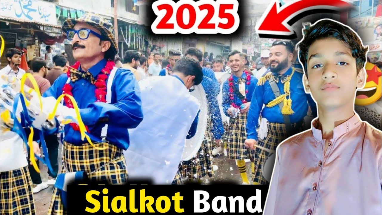 Sialkot Band 2025 Vlog | 12 Rabi UL Awal Vlog 2025 | Jashn e Eid Milad Un Nabi - Sialkot - Punjab 