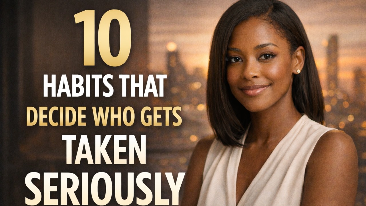10 Habits That Quietly Decide Who Gets Taken Seriously