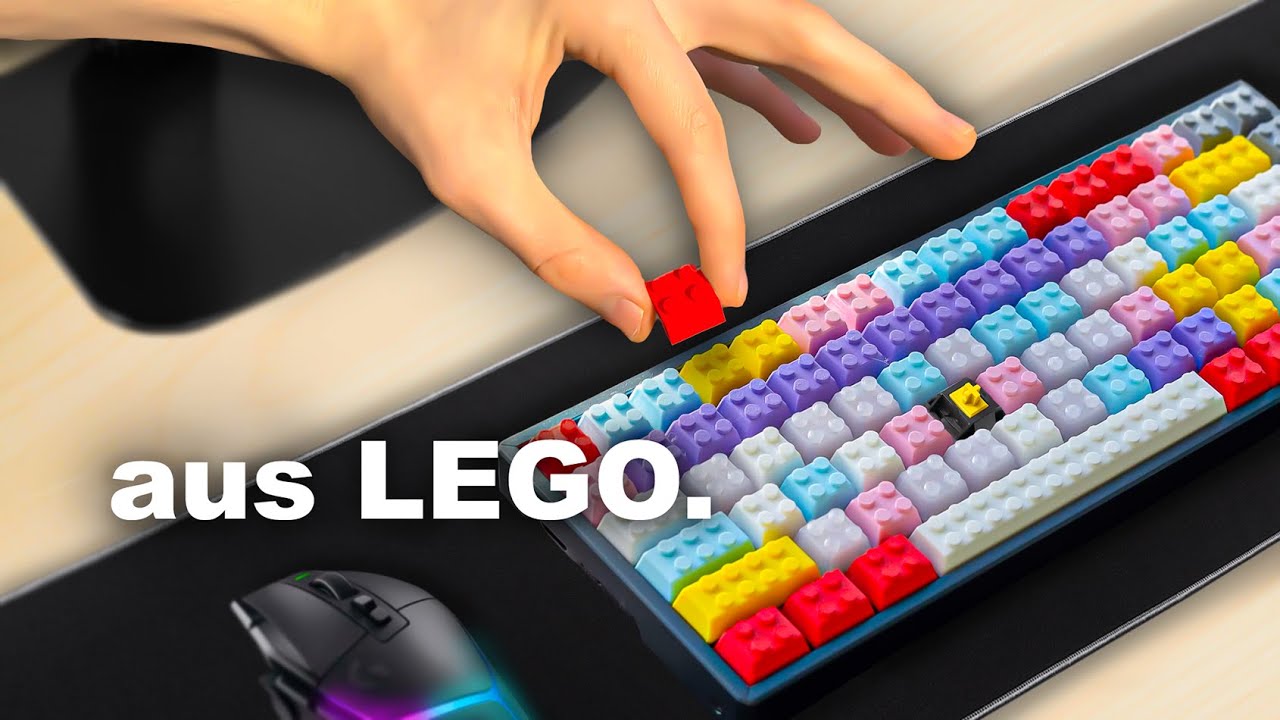 Diese Gaming Tastatur besteht aus LEGO