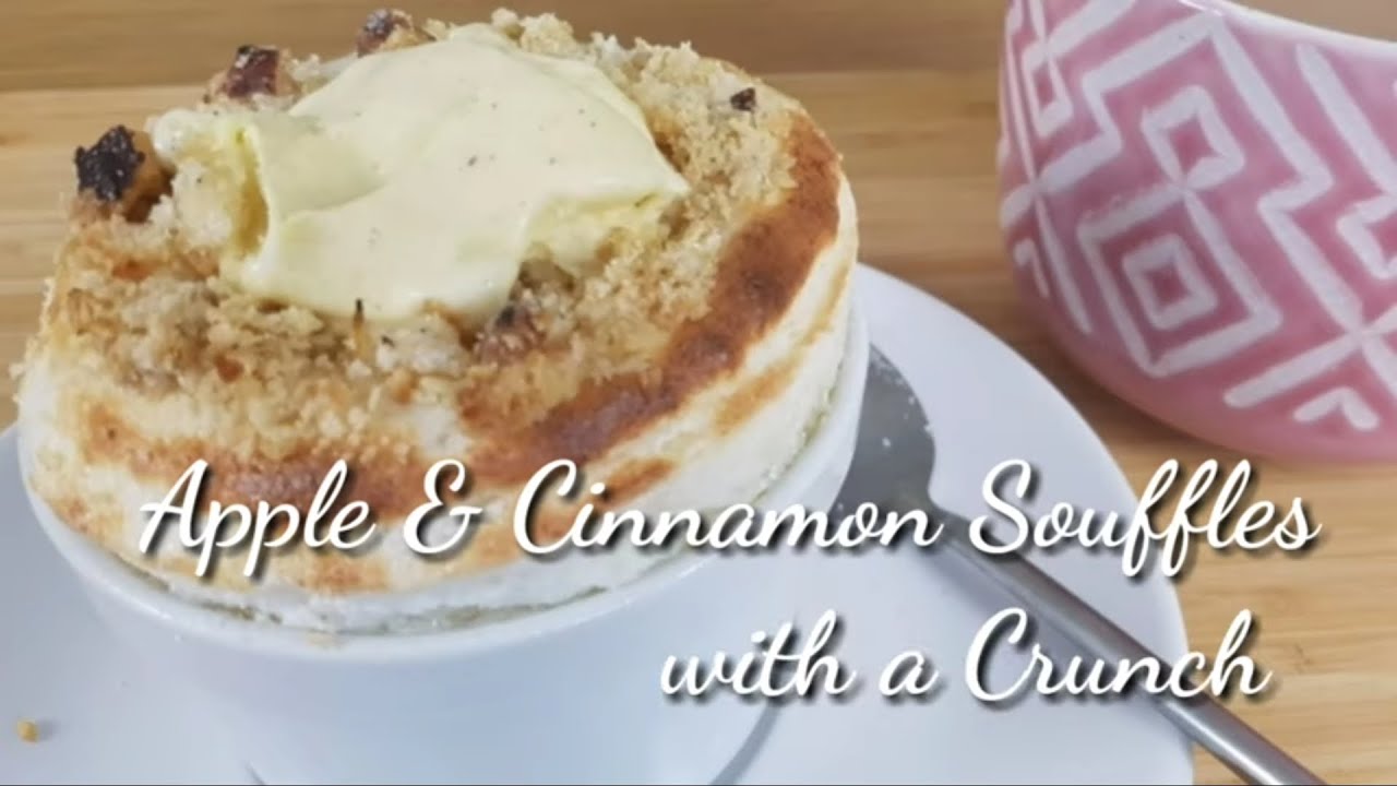 Apple & Cinnamon Souffl&eacute; with a Crunch