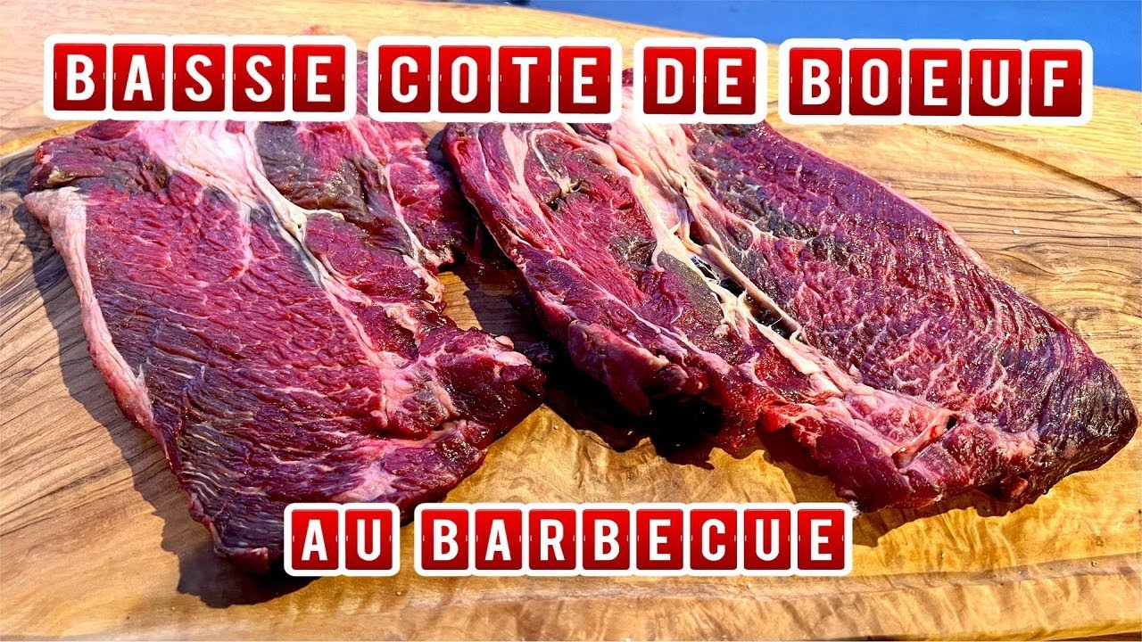 La Basse cote de Bœuf et oignons caramélisés au Barbecue