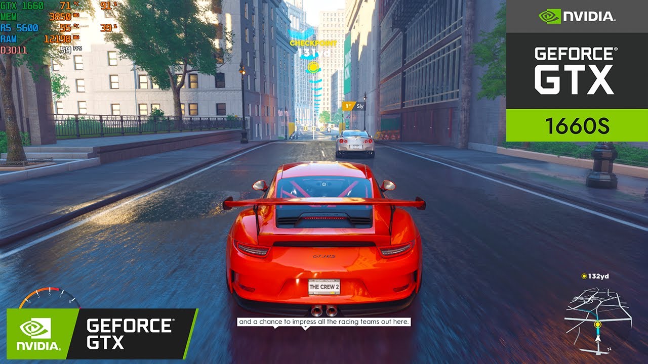 The Crew 2 :(AMD Ryzen 5 5600 / GTX1660 6GB) - Pc Game Play