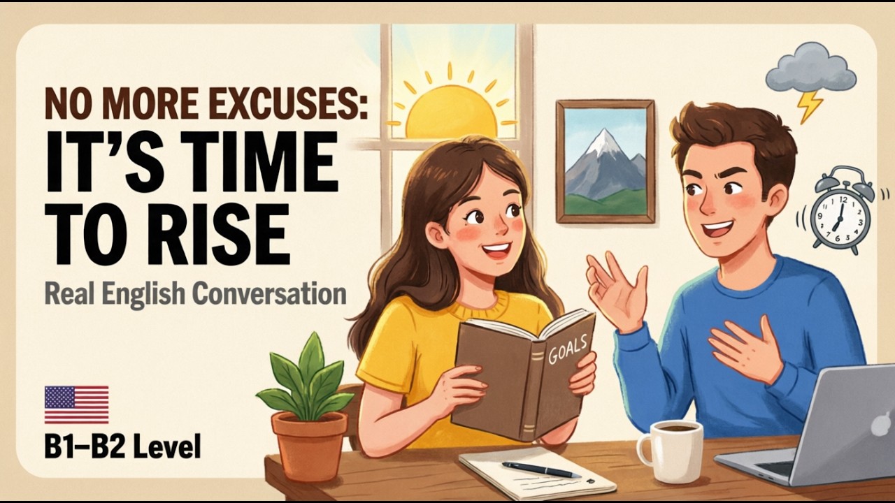 Stop Making Excuses & Start Speaking | Speak English with Confidence (B1-B2 Level)
