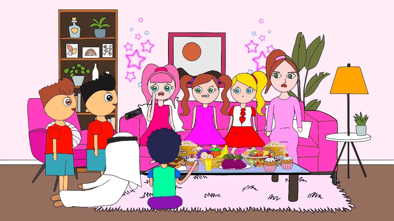 لما انعزم عند صديقاتي ويجي دوري كذا بتكون النهاية 😭💔_فتوشة