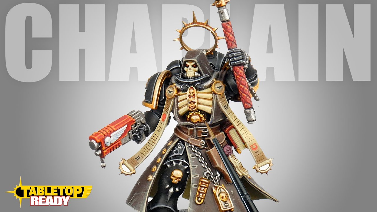 How To Paint a Space Marine Chaplain for Warhammer 40,000