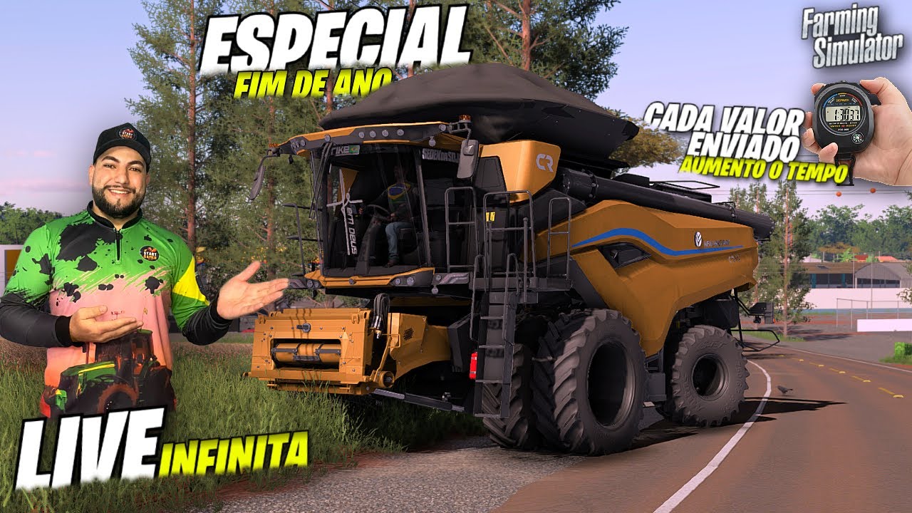 LIVE INFINITA ESPECIAL FIM DE ANO 2025│SIMULANDO VIDA REAL DO AGRO NO FARMING SIMULATOR