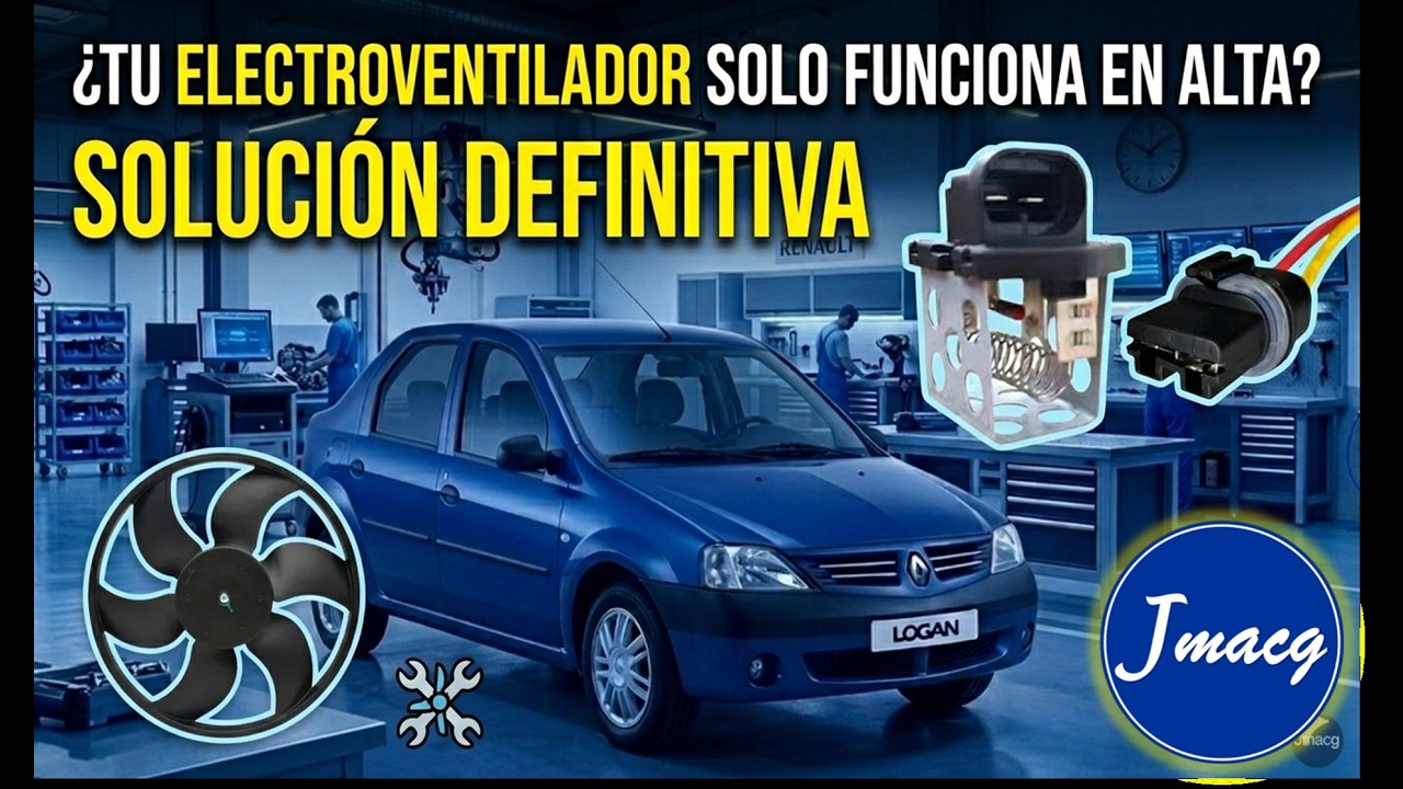 Remplazo Resistencia Electro ventilador Renault Logan