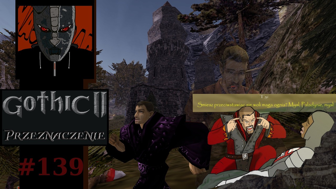 Gothic 2 Przeznaczenie 🔮🌟 #139 Świątynia Śniącego przybywam i walka z Gor na Trashem