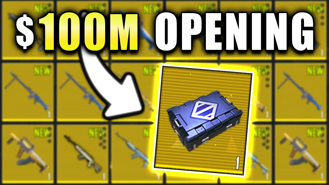 Spending $100M Metro Cash on Legendary Weapon Crates - PUBG Metro Royale