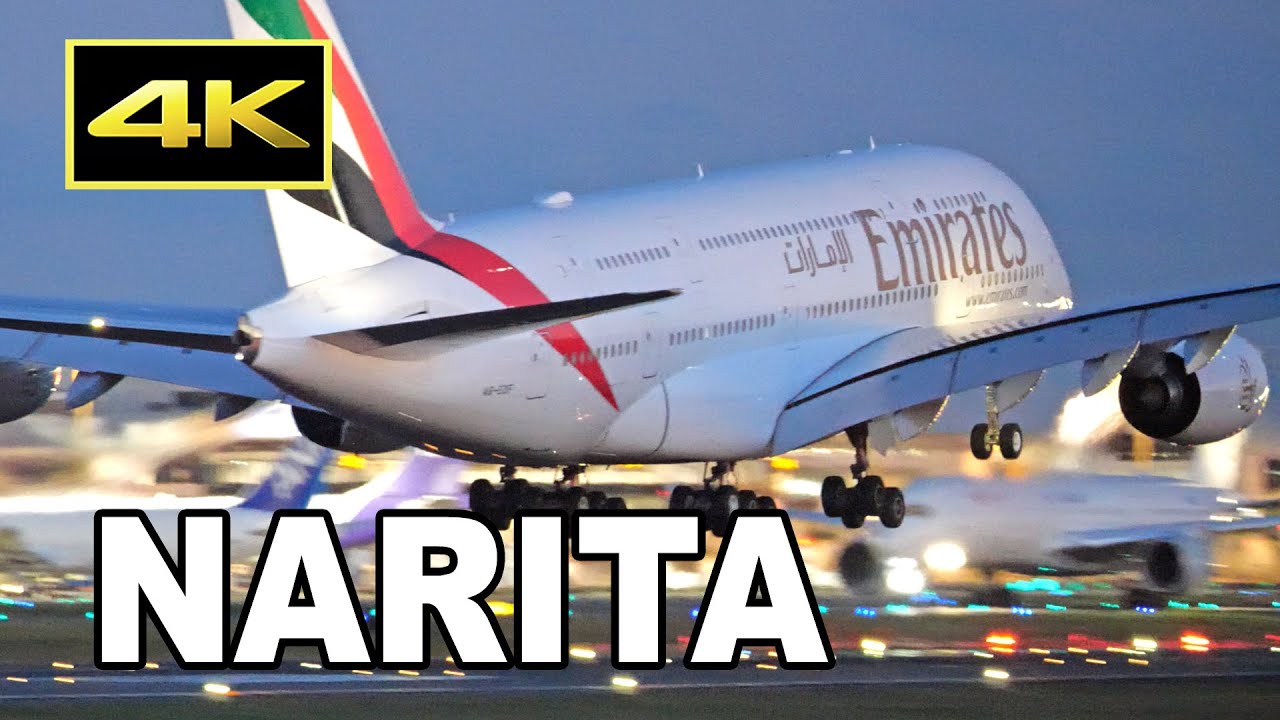 [4K] 1 hour plane spotting movie at Tokyo Narita Airport in autumn 2023 / 秋の成田空港 JAL ANA