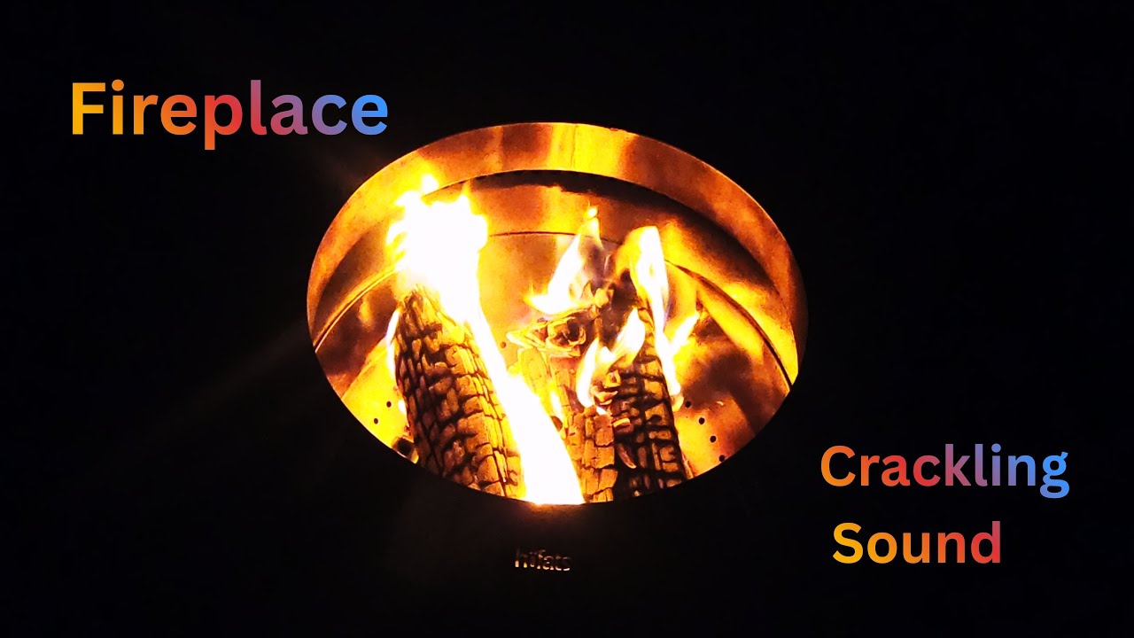 Feuerschale ohne Rauch - Höfats Moon 45 - Relaxed Fireplace Ambient Background Video / Fire Sounds