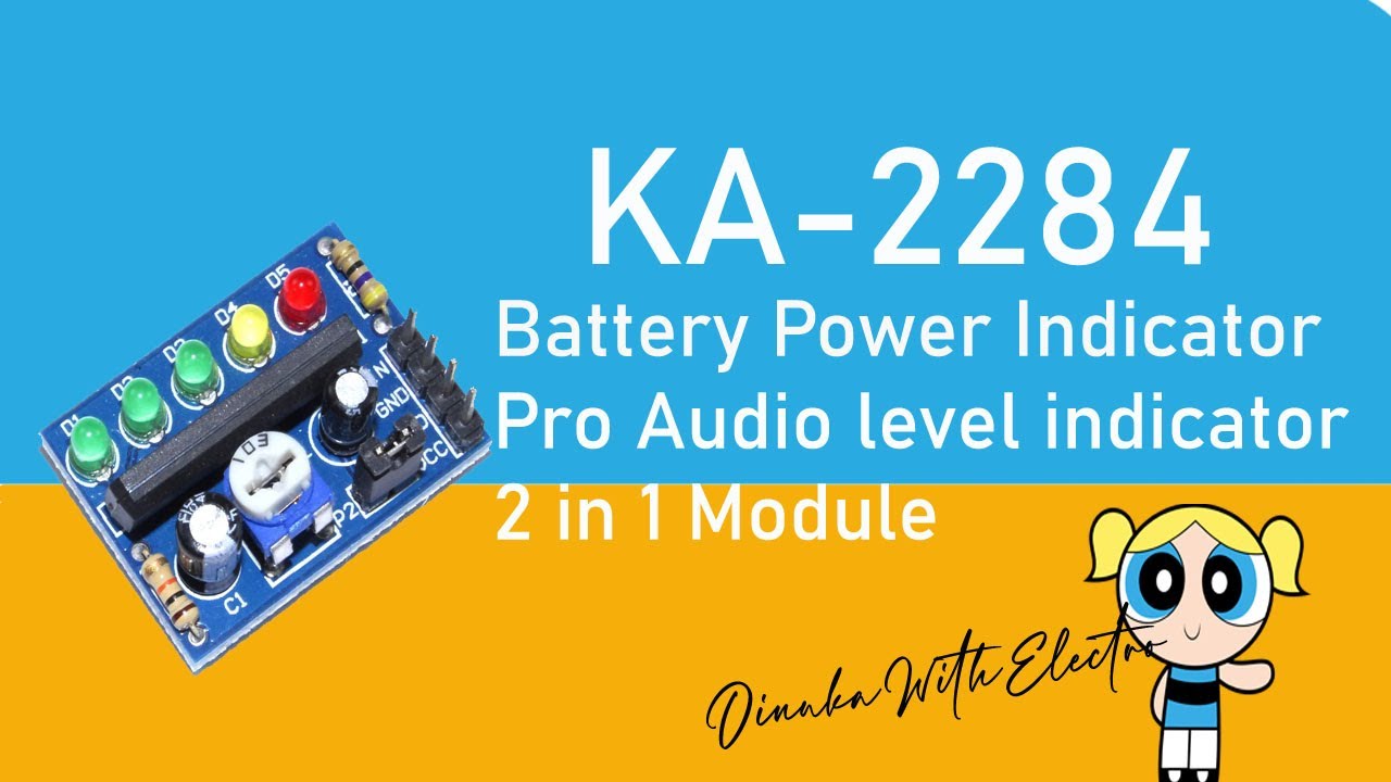 KA2284  5V-12V Power level indicator/ Battery Indicator/ Pro Audio level indicator module