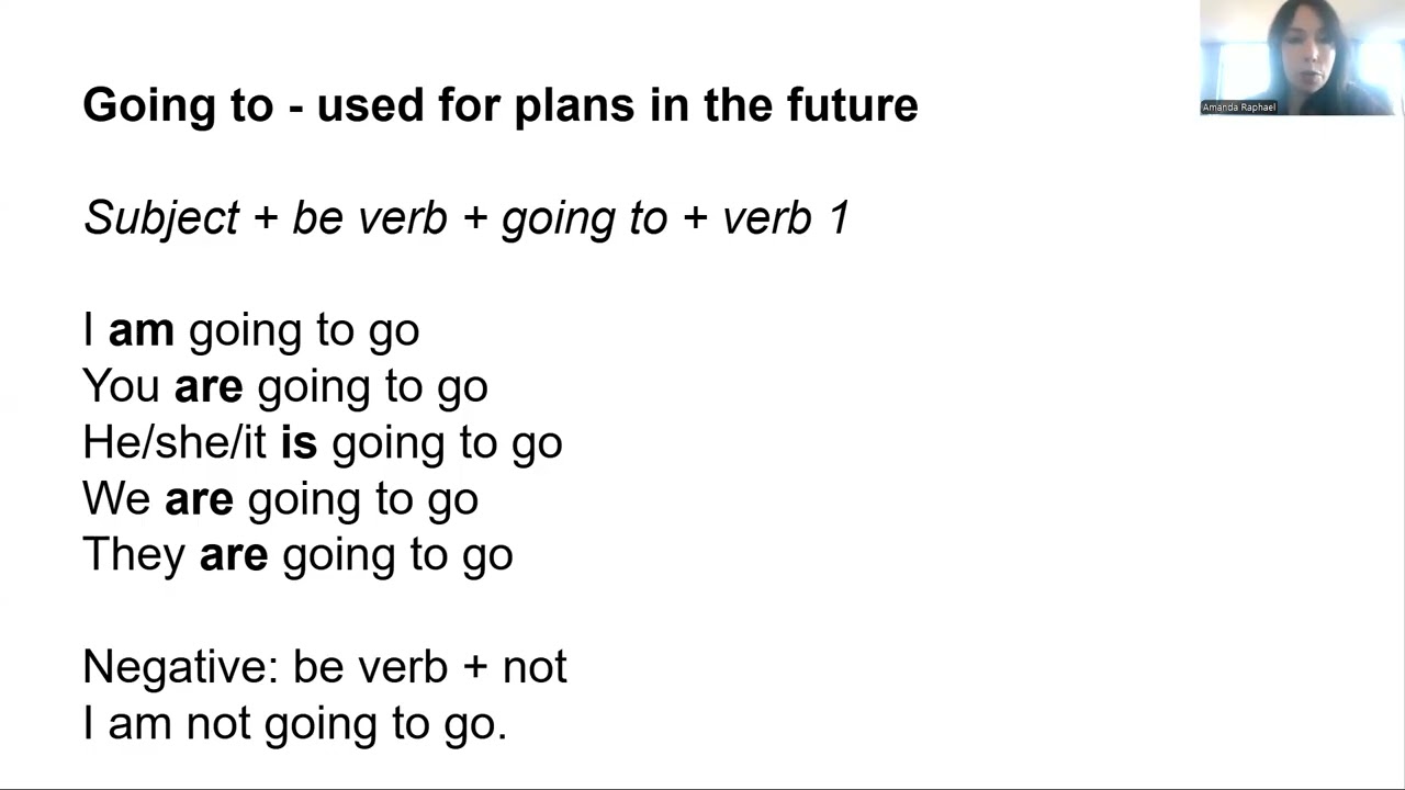 Will versus going to