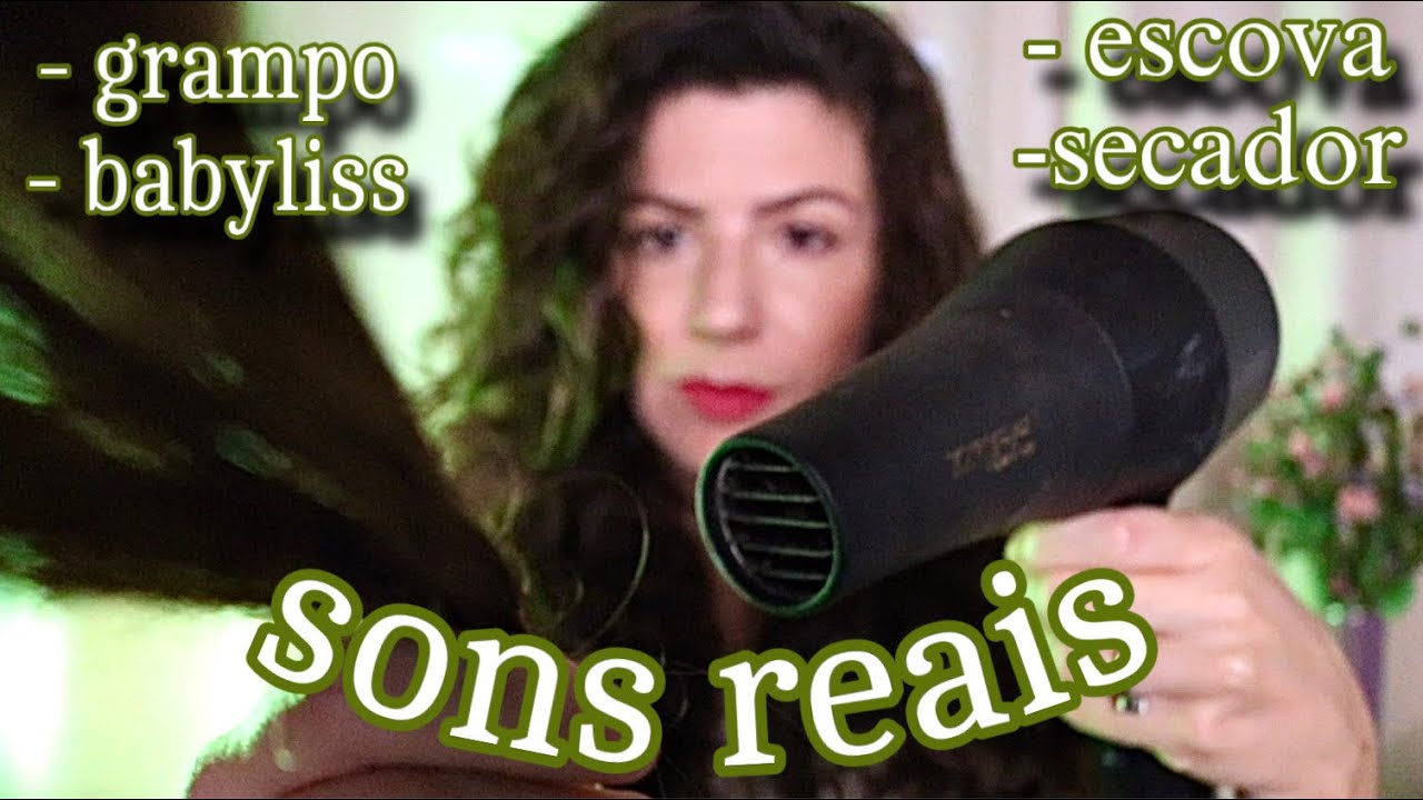 ASMR | ESCOVANDO E MODELANDO SEU CABELO