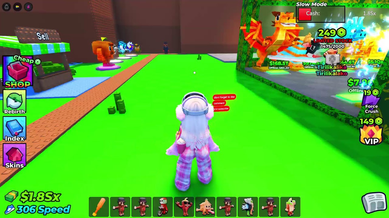Don't Get Crushed Fot Brainrots (OG Give Away)