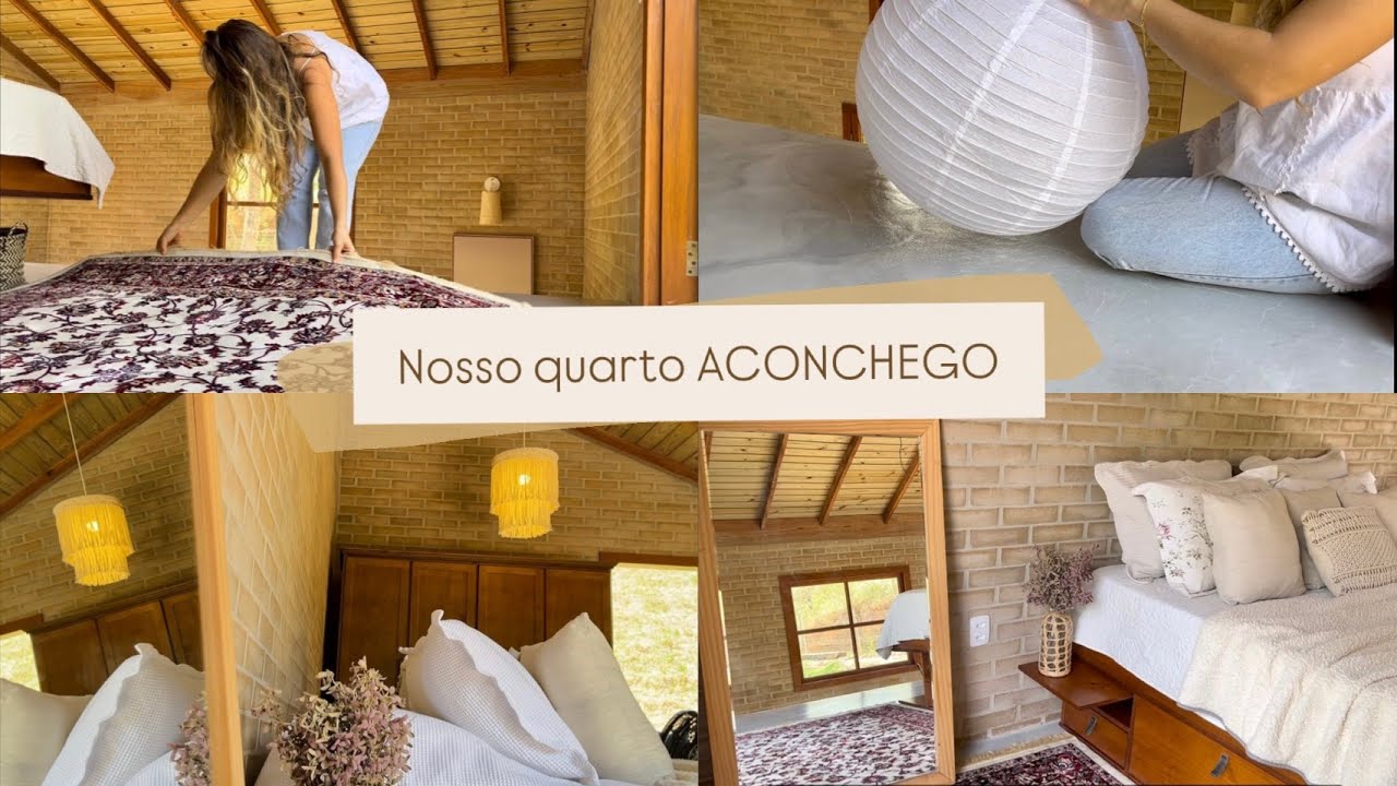 #11 Decoração do nosso quarto, montagem do roupeiro, pintura do telhado e luminárias novas | vlog ✨
