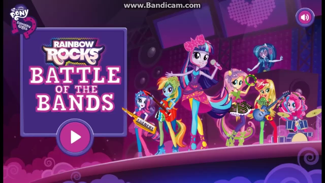 MLP EG RR Battle Of The Bands gameplay