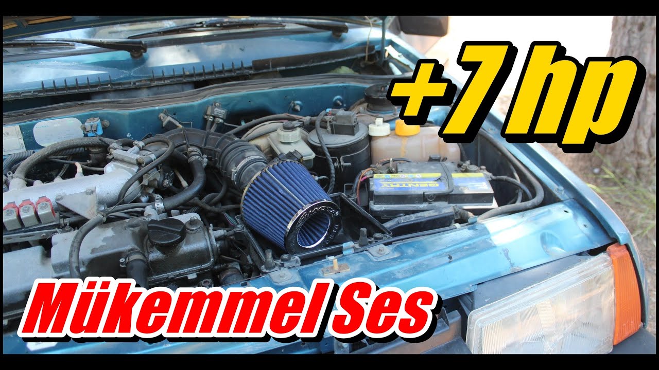 +7 hp Güç 😱 Lada Samara Açık Hava Filtresi Montajı - Performans Hava Filtresi